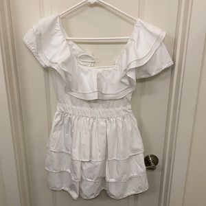 Prettylittlething white dress